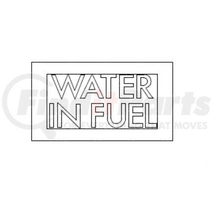 24-00909-011 by FREIGHTLINER - Multi-Purpose Decal - Polycarbonate