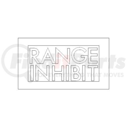 24-00909-044 by FREIGHTLINER - Miscellaneous Label - Telltale, ICU3, Range In