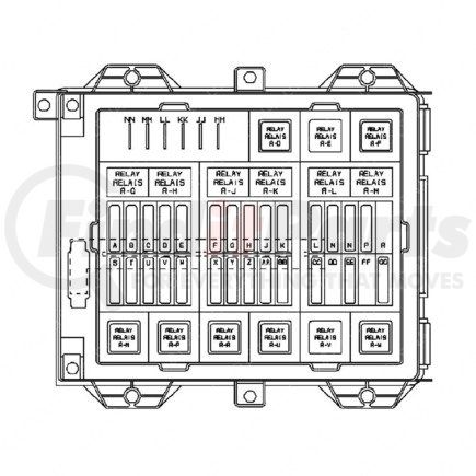 24-01164-001 by FREIGHTLINER - Circuit Breaker - Decal, Panel Box