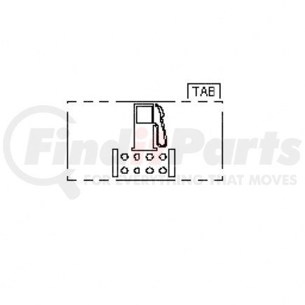 24-01374-024 by FREIGHTLINER - Dash Indicator Light - Polycarbonate