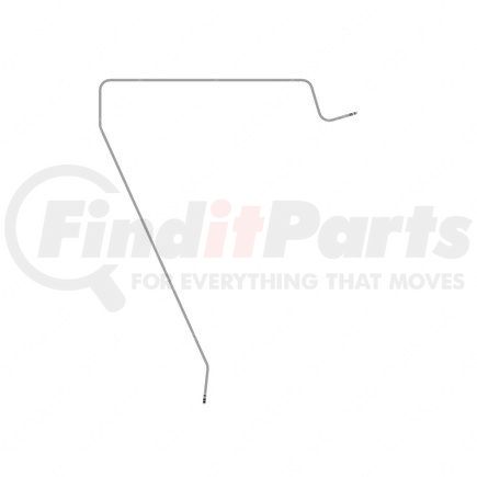 66-17371-000 by FREIGHTLINER - Beacon Light Bracket - Stainless Steel, 0.12 in. THK