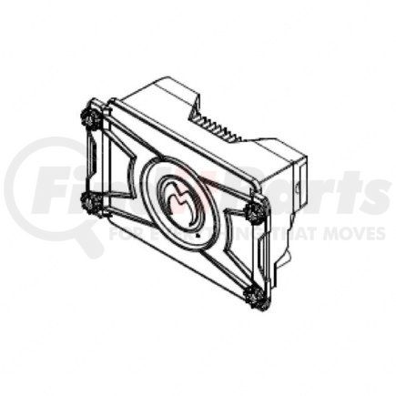 66-22219-001 by FREIGHTLINER - ABS Electronic Control Unit - 12V, 9.02 in. x 5.63 in.
