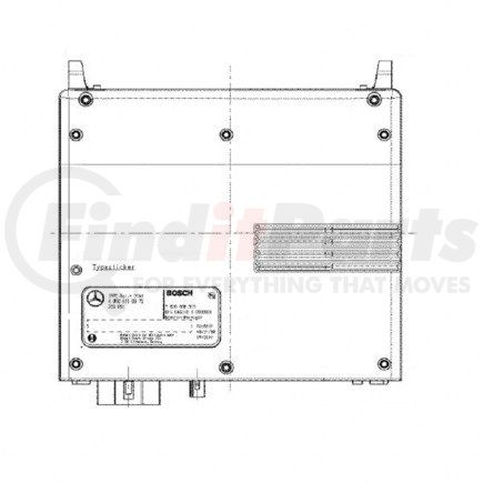 A-000-446-08-75 by FREIGHTLINER - Predictive Cruise Control GPS Module - Aluminum Alloy, 193 mm x 178 mm