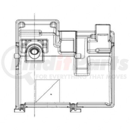 A-000-446-22-05 by FREIGHTLINER - Lane Departure System Camera - 124 mm x 120.2 mm