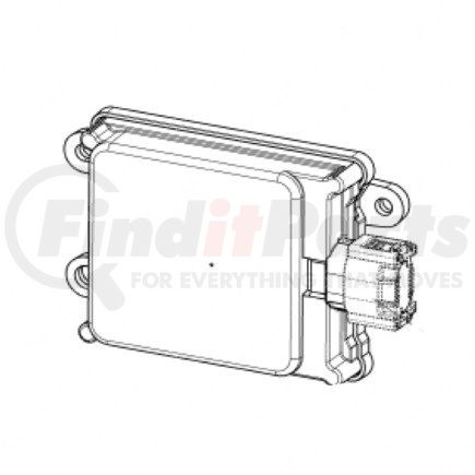 A-000-446-33-49 by FREIGHTLINER - Collision Avoidance Sensor - Polybutylene Terephthalate, 137.25 mm x 90.8 mm