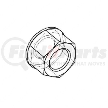 A-002-990-78-50 by FREIGHTLINER - Nut - Hexagonal With Collar