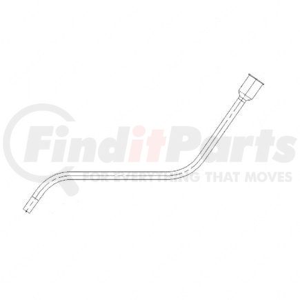 A01-16025-006 by FREIGHTLINER - Engine Oil Dipstick - Steel, Black