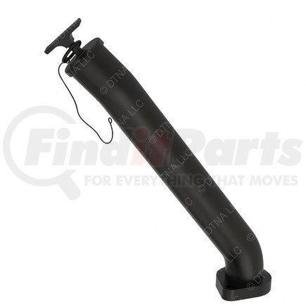 A01-30618-000 by FREIGHTLINER - Engine Oil Filler Tube - Steel, Black