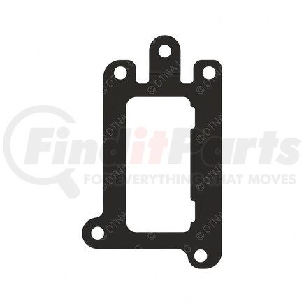 66-04942-001 by FREIGHTLINER - Bulkhead Pass-Thru Bracket - Right Side, Steel, 0.07 in. THK