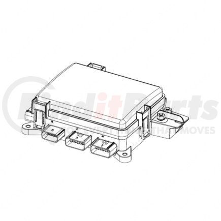 66-05173-000 by FREIGHTLINER - Chassis Power Distribution Module Cover - 286.7 mm x 220 mm
