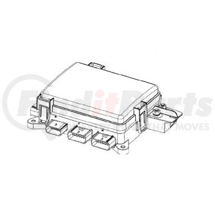 66-05173-011 by FREIGHTLINER - Chassis Power Distribution Module Cover - 286.7 mm x 220 mm