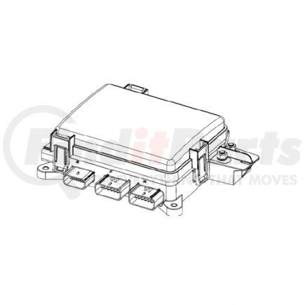 66-05173-010 by FREIGHTLINER - Chassis Power Distribution Module Cover - 286.7 mm x 220 mm