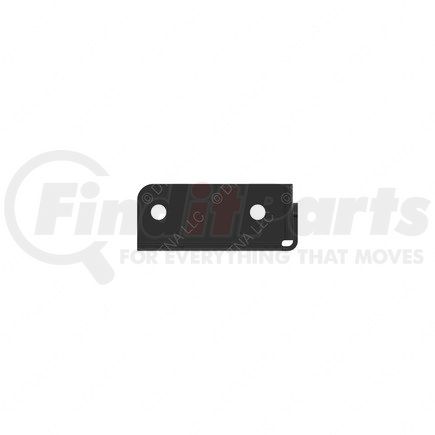 66-03298-001 by FREIGHTLINER - Battery Box Bracket - Steel, Black, 0.13 in. THK