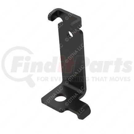 66-09840-000 by FREIGHTLINER - Engine Wiring Harness Bracket - Steel, Black, 3.04 mm THK