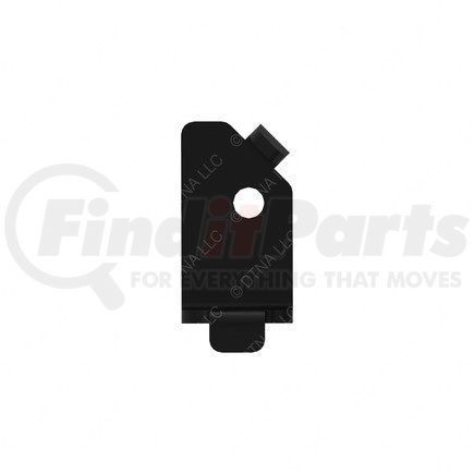 66-09841-000 by FREIGHTLINER - Engine Wiring Harness Bracket - Steel, Black, 3.04 mm THK