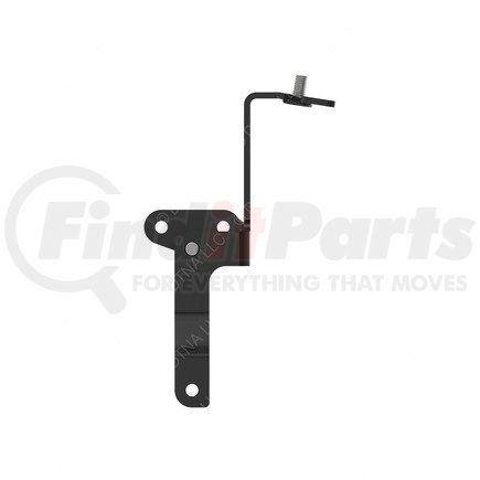 A01-35023-000 by FREIGHTLINER - Hose Support Bracket - Steel, Black, 0.17 in. THK