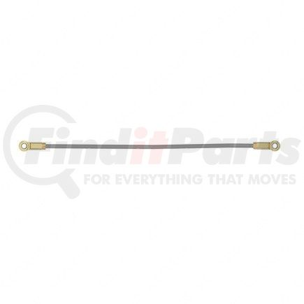 A02-13502-000 by FREIGHTLINER - Clutch Push Rod - Right Side, Steel, Gray, 3/8-24 UNF in. Thread Size