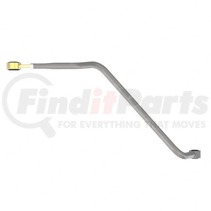 A02-13504-000 by FREIGHTLINER - Clutch Push Rod - Right Side, Steel, Gray, 3/8-24 UNF in. Thread Size