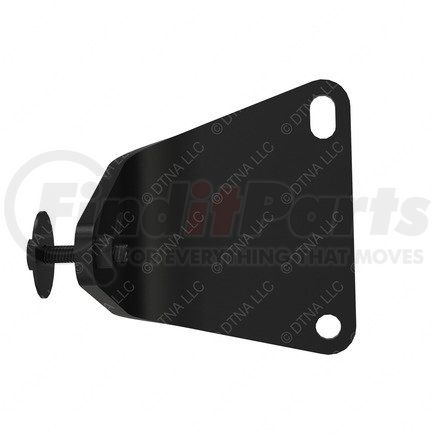 A02-13522-000 by FREIGHTLINER - Spring Anchor Bracket - Steel, Black, 6.35 mm THK