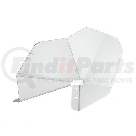 A03-23598-002 by FREIGHTLINER - Air Cleaner Heat Shield - Aluminum, 20.49 in. x 11.68 in., 0.02 in. THK