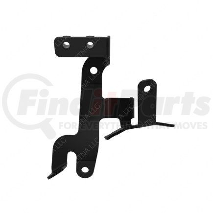 A01-25888-000 by FREIGHTLINER - Air Brake Compressor Discharge Hose Bracket - Steel, Black, 3.18 mm THK