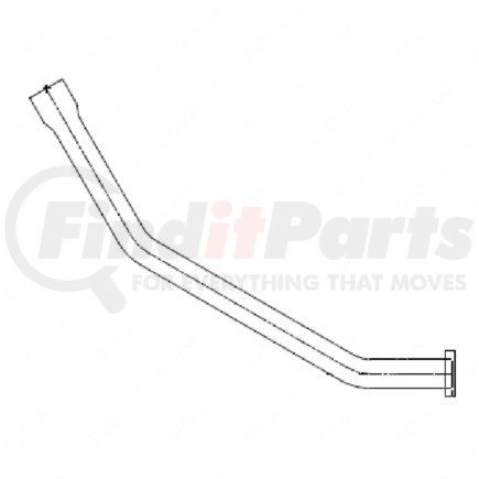 A01-26284-000 by FREIGHTLINER - Engine Oil Filler Tube - Steel