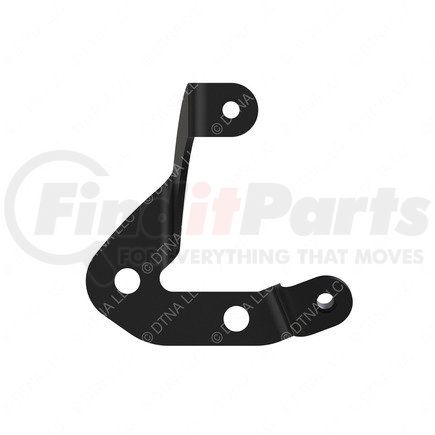 A01-32669-000 by FREIGHTLINER - Engine Oil Dipstick Tube Bracket - Steel, Black, 0.13 in. THK