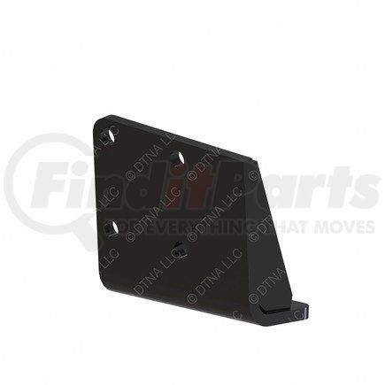 A01-33376-001 by FREIGHTLINER - Engine Mount Bracket - Right Side, Steel, Black, 0.5 in. THK