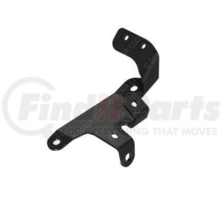 A01-34147-000 by FREIGHTLINER - Air Brake Compressor Discharge Hose Bracket - Steel, Black, 0.13 in. THK