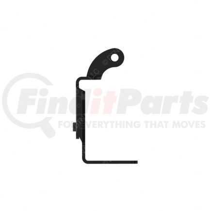 A01-34614-000 by FREIGHTLINER - Fuel Filter Bracket - Steel, Black, 0.25 in. THK