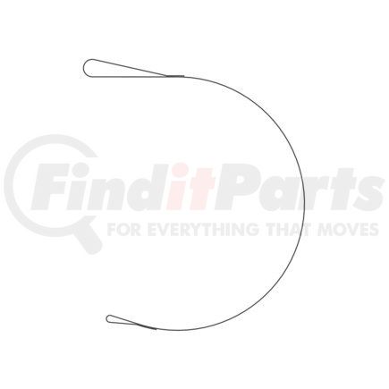 A03-28628-005 by FREIGHTLINER - Fuel Tank Strap - Steel