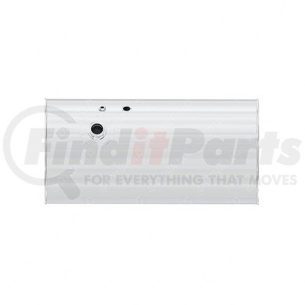 A03-33107-165 by FREIGHTLINER - Fuel Tank - Aluminum, 22.88 in., RH, 60 gal, Polished, without Exhaust Fuel Gauge Hole