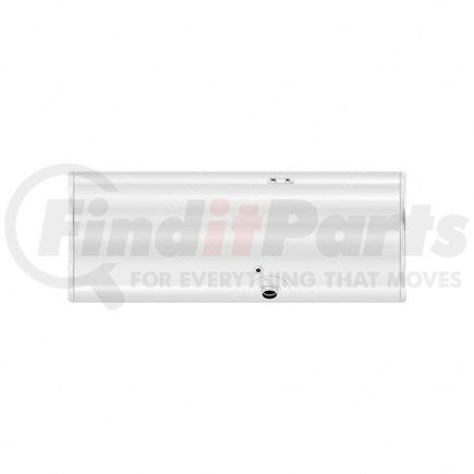 A03-33725-185 by FREIGHTLINER - Fuel Tank - Aluminum, 22.88 in., RH, 90 gal, Polished, without Exhaust Fuel Gauge Hole