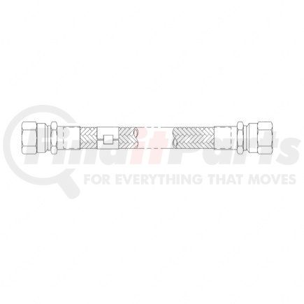 A03-25390-113 by FREIGHTLINER - Fuel Line - Stainless Steel