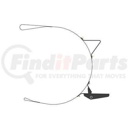 A03-26521-000 by FREIGHTLINER - Fuel Tank Strap - Steel