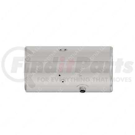 A0334630051 by FREIGHTLINER - Fuel Tank - Aluminum, 25 in., RH, 100 gal, Plain, without Exhaust Fuel Gauge Hole