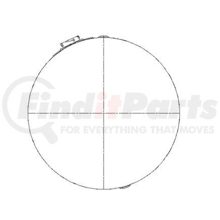 A03-34697-001 by FREIGHTLINER - Fuel Tank Strap - Stainless Steel