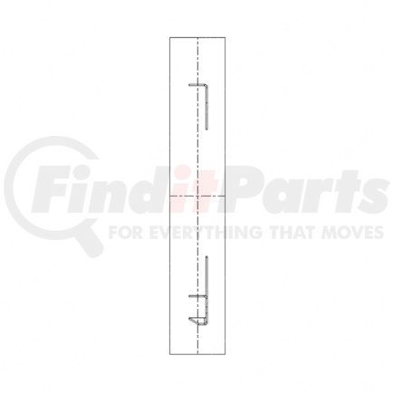 A03-34697-000 by FREIGHTLINER - Fuel Tank Strap - Steel