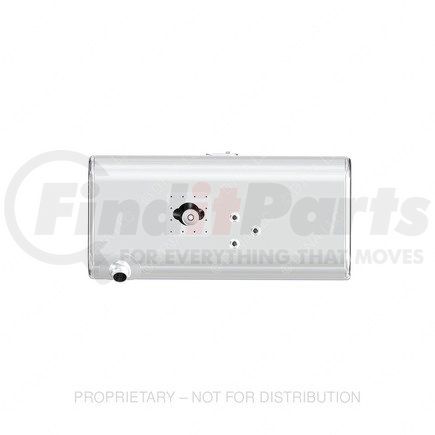 A03-35654-223 by FREIGHTLINER - Fuel Tank - Aluminum, RH, 50 gal, Plain, without Exhaust Fuel Gauge Hole