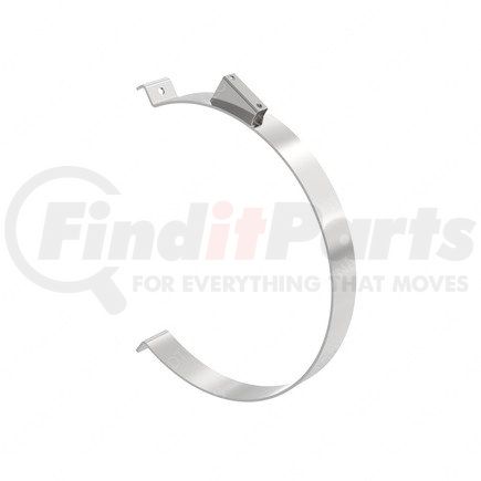 A0333928000 by FREIGHTLINER - Air Cleaner Clamp - Stainless Steel, 1.02 mm THK
