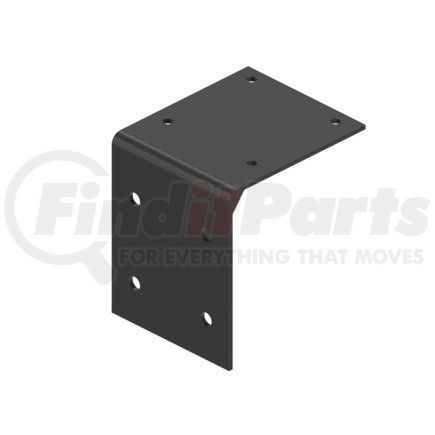 A03-38348-000 by FREIGHTLINER - Air Cleaner Bracket - Steel, Black, 0.19 in. THK