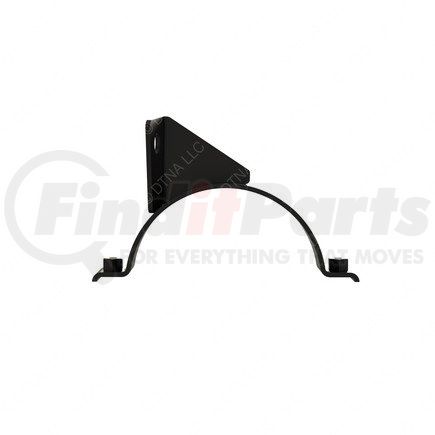 A03-38408-000 by FREIGHTLINER - Engine Air Intake Stack Brace Bracket - Steel, Black, 3.2 mm THK
