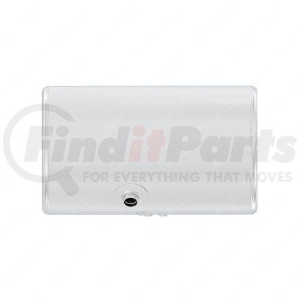 A03-39599-161 by FREIGHTLINER - Fuel Tank - Aluminum, 25 in., RH, 90 gal, Plain, Auxiliary 2, without Exhaust Fuel Gauge Hole