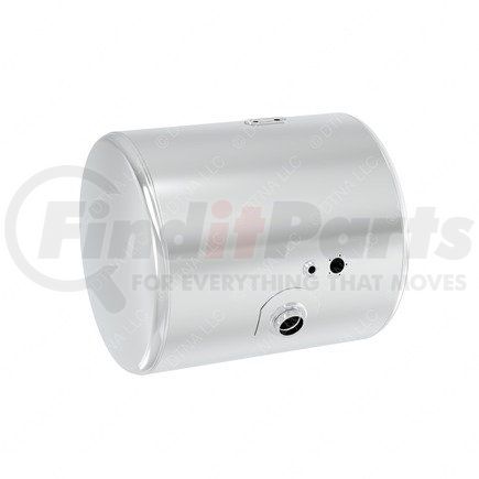 A03-39642-134 by FREIGHTLINER - Fuel Tank - Aluminum, 25 in., LH, 60 gal, Polished, 25 deg