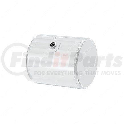 A03-39652-135 by FREIGHTLINER - Fuel Tank - Aluminum, 25 in., RH, 60 gal, Polished, 25 deg, without Exhaust Fuel Gauge Hole