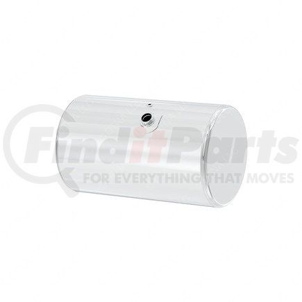 A03-39655-165 by FREIGHTLINER - Fuel Tank - Aluminum, 25 in., RH, 90 gal, Polished, 25 deg, without Exhaust Fuel Gauge Hole