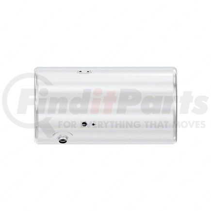 A03-39672-365 by FREIGHTLINER - Fuel Tank - Aluminum, 25 in., RH, 100 gal, Polished, 30 deg, without Exhaust Fuel Gauge Hole