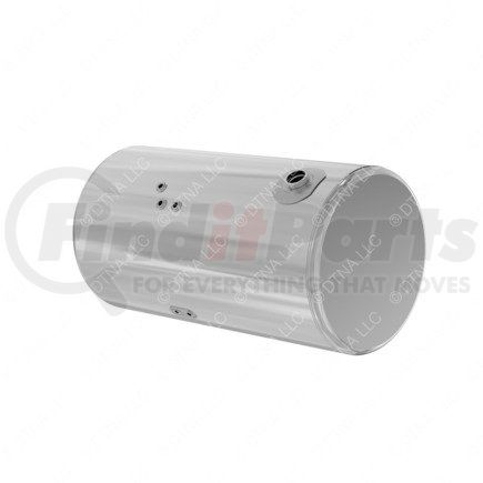A03-39839-383 by FREIGHTLINER - Fuel Tank - Aluminum, 25 in., RH, 100 gal, Plain, without Electrical Flow Gauge Hole