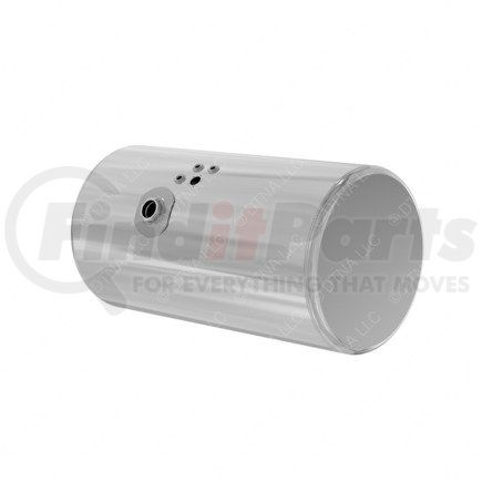 A03-39820-160 by FREIGHTLINER - Fuel Tank - Aluminum, 25 in., LH, 100 gal, Plain, 25 deg