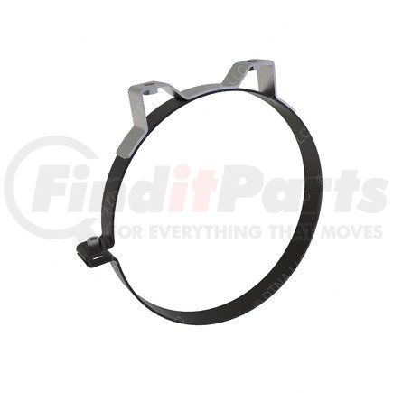 A03-39310-000 by FREIGHTLINER - Air Cleaner Clamp - Alloy Steel, Black, 0.13 in. THK